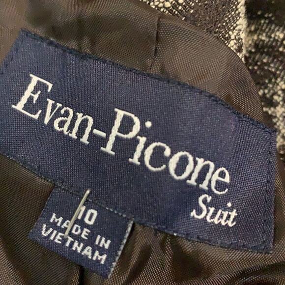 EVAN- PICONE SUIT PAISLEY PRINT JACKET SIZE 10 - Picture 7 of 7